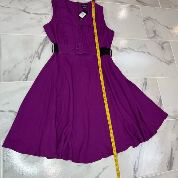 𝅺City chic belted dress - Picture 8 of 11